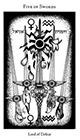 hermetic - Five of Swords