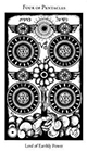 hermetic - Four of Pentacles