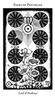 hermetic - Eight of Pentacles