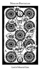 hermetic - Nine of Pentacles