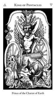King of Pentacles Tarot card in Hermetic Tarot deck