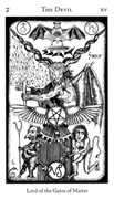 The Devil Tarot card in Hermetic deck