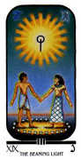 The Sun Tarot card in Ibis deck