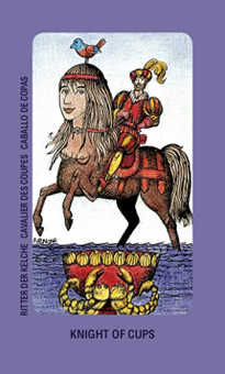 Knight of Cups Tarot card in Jolanda Tarot deck