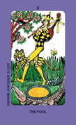 The Fool Tarot card in Jolanda deck