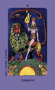 Justice Tarot card in Jolanda deck