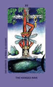 The Hanged Man Tarot card in Jolanda Tarot deck