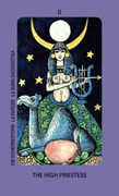 The High Priestess Tarot card in Jolanda deck