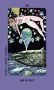 The World Tarot card in Jolanda Tarot deck