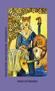 Page of Wands Tarot card in Jolanda deck