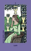 Five of Cups Tarot card in Jolanda Tarot deck