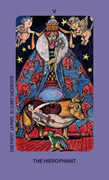 The Hierophant Tarot card in Jolanda Tarot deck