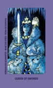 Queen of Swords Tarot card in Jolanda deck