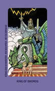 King of Swords Tarot card in Jolanda deck