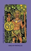 King of Coins Tarot card in Jolanda deck