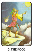 The Fool Tarot card in Karma Tarot deck