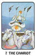 The Chariot Tarot card in Karma Tarot deck