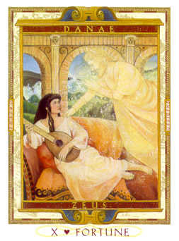 Wheel of Fortune Tarot card in Lovers Path Tarot deck