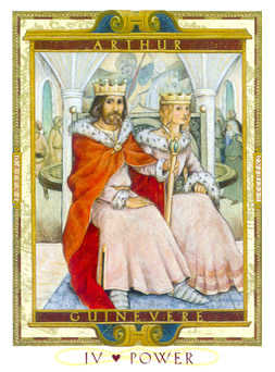 The Emperor Tarot card in Lovers Path Tarot deck