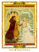 Temperance Tarot card in Lovers Path Tarot deck