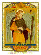 King of Wands Tarot card in Lovers Path deck