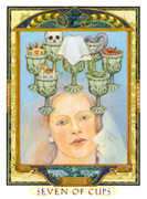 Seven of Cups Tarot card in Lovers Path deck