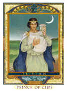 Knight of Cups Tarot card in Lovers Path Tarot deck