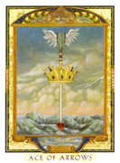 Ace of Swords Tarot card in Lovers Path deck