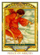 Knight of Swords Tarot card in Lovers Path deck