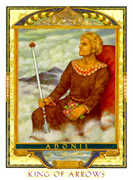 King of Swords Tarot card in Lovers Path Tarot deck