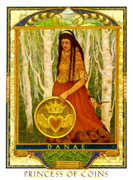Page of Coins Tarot card in Lovers Path deck