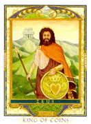 King of Coins Tarot card in Lovers Path Tarot deck