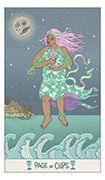 Page of Cups Tarot card in Luna Sol deck