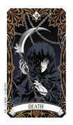 Death Tarot card in Magic Manga Tarot deck