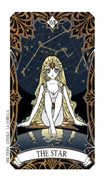 The Star Tarot card in Magic Manga deck