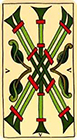 marseilles - Five of Wands
