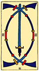 marseilles - Three of Swords