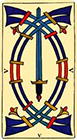 marseilles - Five of Swords