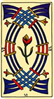 marseilles - Six of Swords