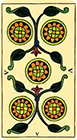marseilles - Five of Coins