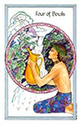 medicine-woman - Four of Bowls
