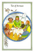 Ten of Arrows Tarot card in Medicine Woman deck