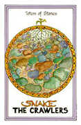 Totem of Stones Tarot card in Medicine Woman Tarot deck