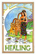 Strength Tarot card in Medicine Woman Tarot deck