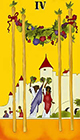 melanated - Four of Wands