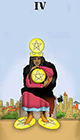 melanated - Four of Coins