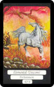 Unicorn Tarot card in Merry Day deck