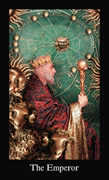 The Emperor Tarot card in Modern Medieval deck