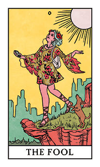 The Fool Tarot card in Modern Witch Tarot deck
