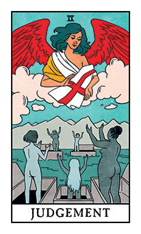 Judgement Tarot card in Modern Witch Tarot deck